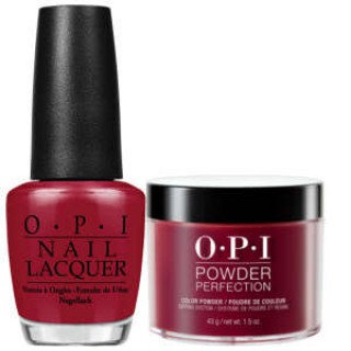 OPI 2in1 (Nail lacquer and dipping powder) - L87 - Malaga Wine